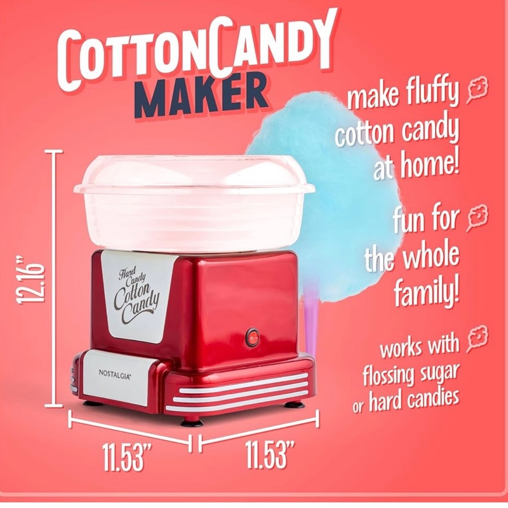 Cotton candy maker